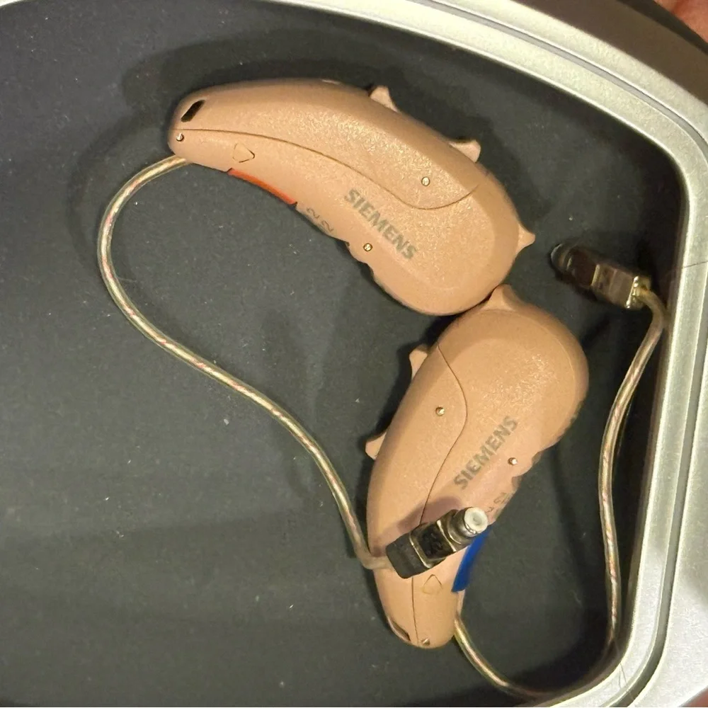 Signia Silver Hearing Aid Case orion 2 pair bte set